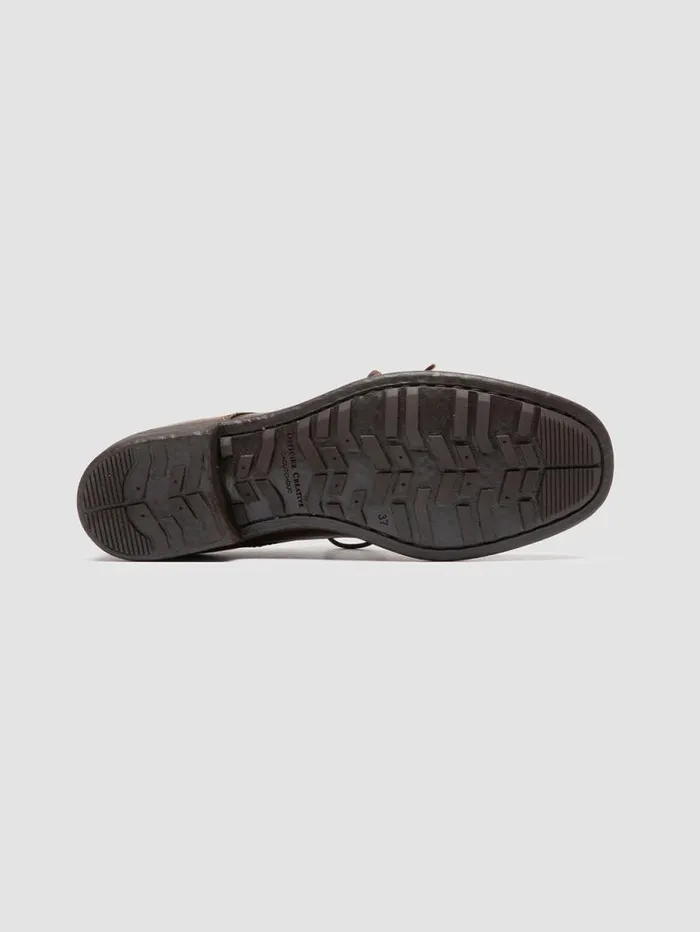 Women Officine Creative Footwear CALIXTE 068 Brown Leather Derby Shoes Women Officine Creative Footwear CALIXTE 068 Brown Leather Derby Shoes
