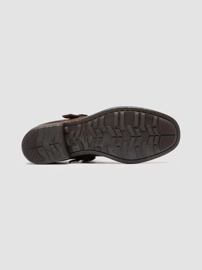 Women Officine Creative Footwear CALIXTE 071 Brown Leather TBar Shoes Women Officine Creative Footwear CALIXTE 071 Brown Leather TBar Shoes