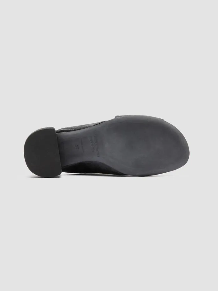 Women Officine Creative Footwear HADRY 007 Black Leather Slide Sandals