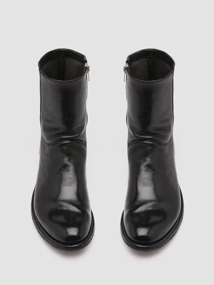Women Officine Creative Footwear LEXIKON 135 Black Leather Booties Women Officine Creative Footwear LEXIKON 135 Black Leather Booties
