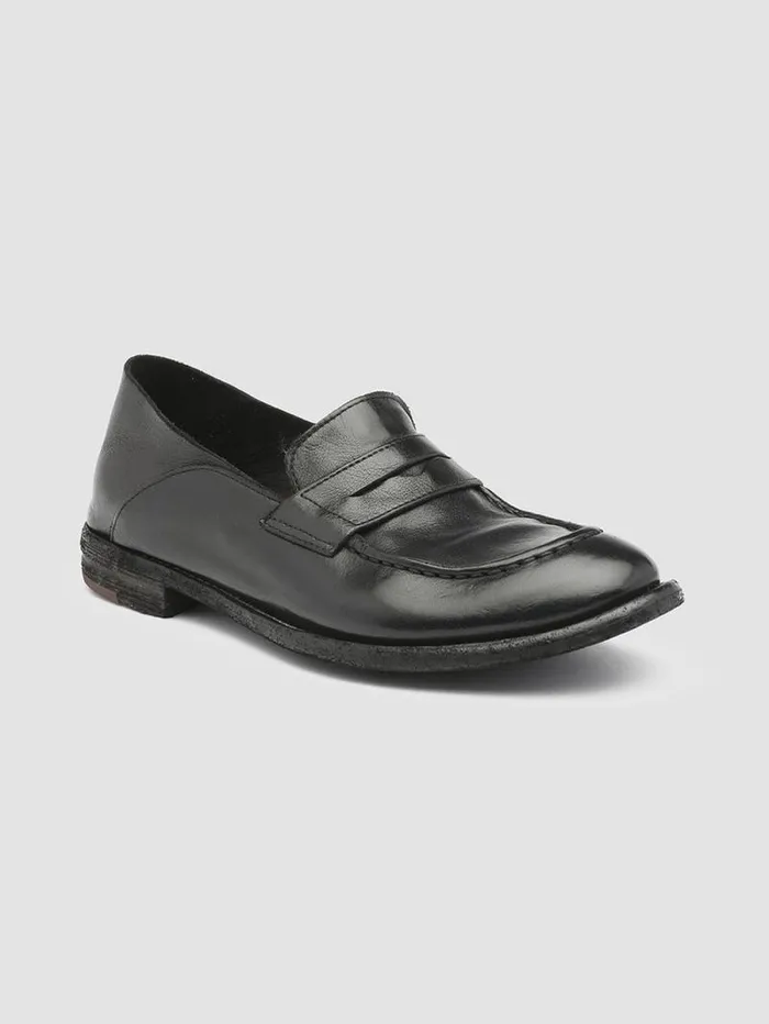 Women Officine Creative Footwear LEXIKON 516 Black Leather Loafers