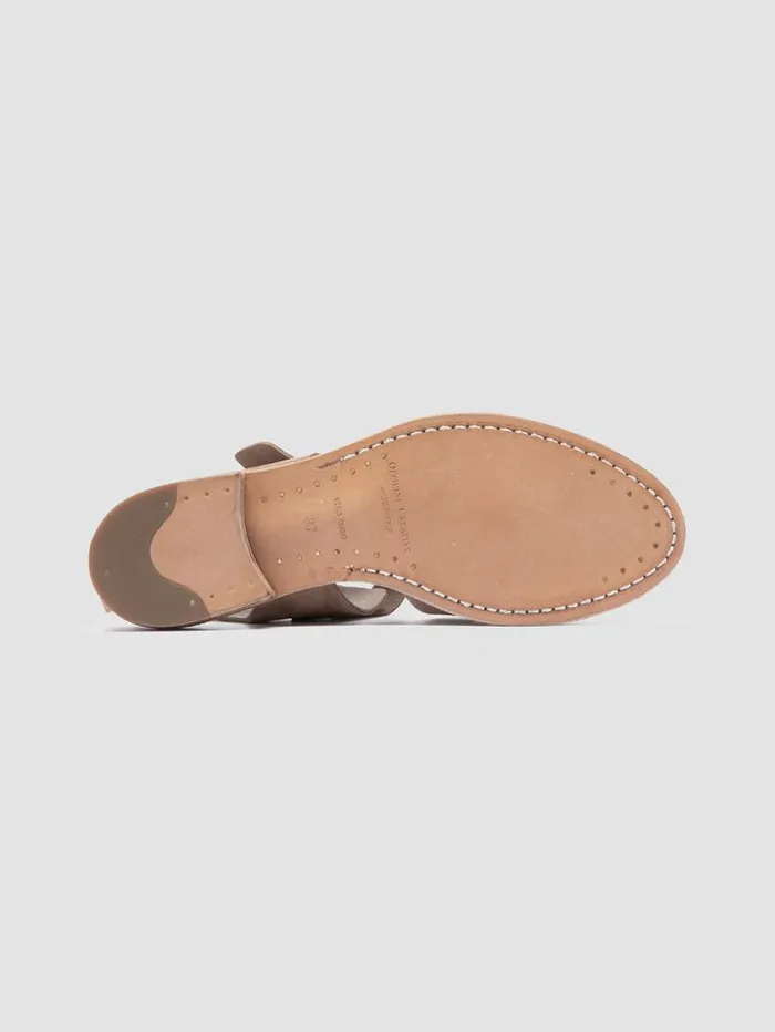 Women Officine Creative Footwear LEXIKON 536 Taupe Suede Sandals Women Officine Creative Footwear LEXIKON 536 Taupe Suede Sandals