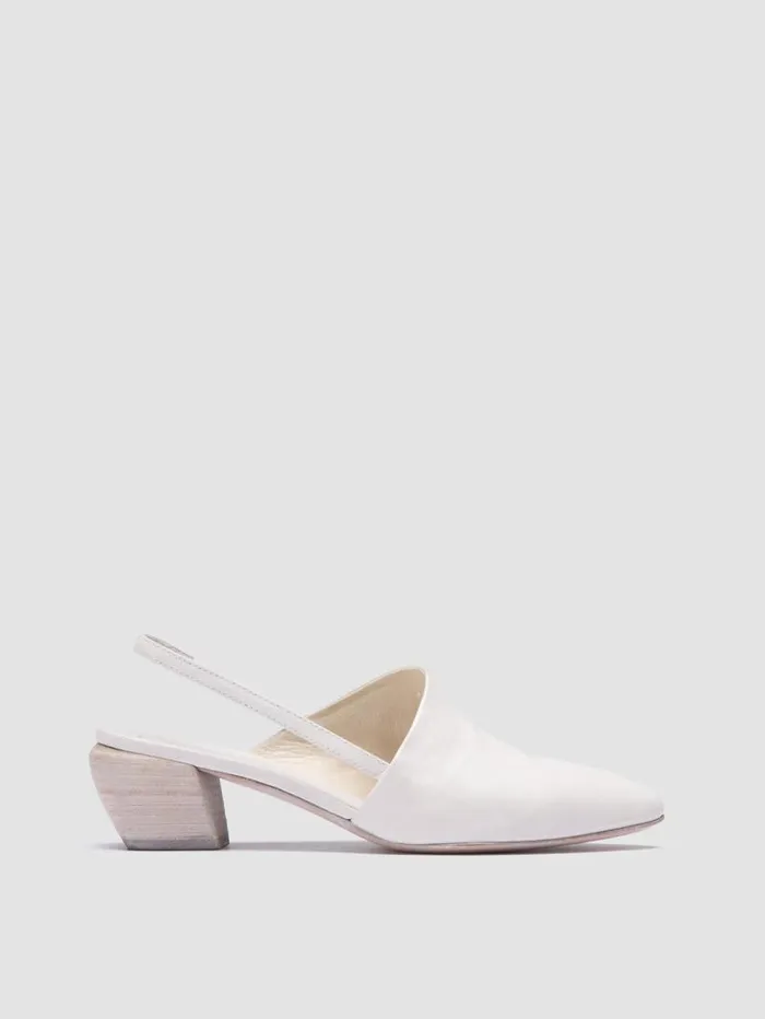 Women Officine Creative Footwear SALLY 029 White Slingback Sandals