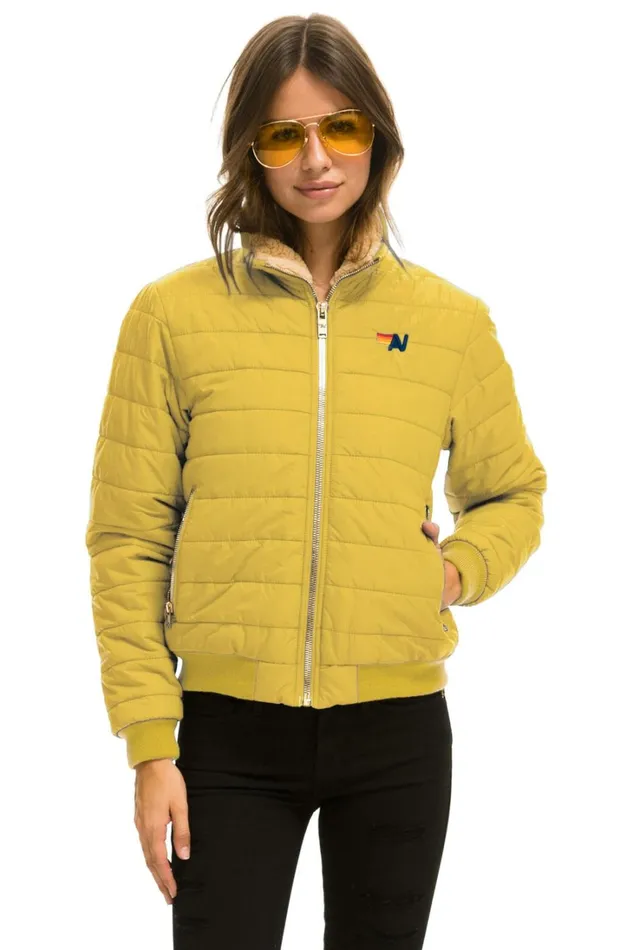 Women Outerwear Aviator Nation SUNBURST JACKET 8211 KHAKI