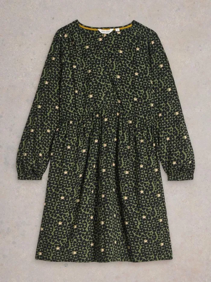 Women Penelope Dress Green Print White Stuff Dresses Women Penelope Dress Green Print White Stuff Dresses