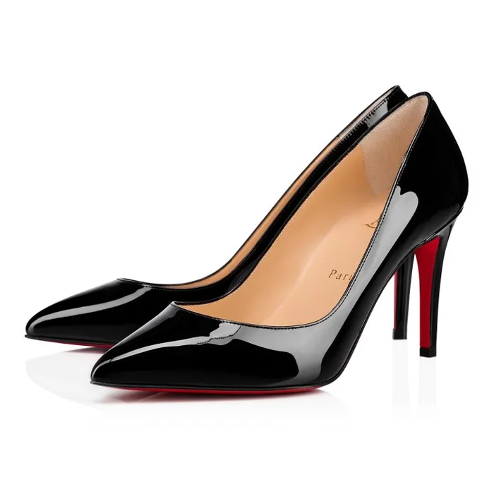 Women Pigalle 85 Mm Pumps 8211 Patent Calf Leather 8211 Black Christian Louboutin Pumps
