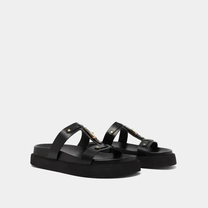 Women Platform Sandals Black JONAK Sandals