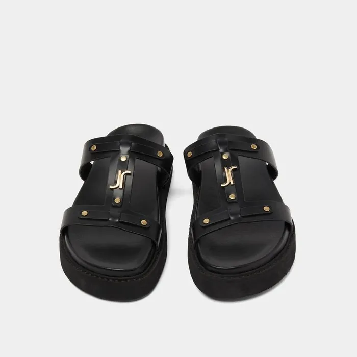 Women Platform Sandals Black JONAK Sandals