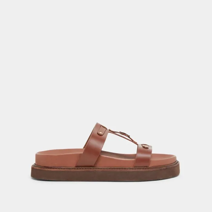 Women Platform Sandals Brown JONAK Sandals