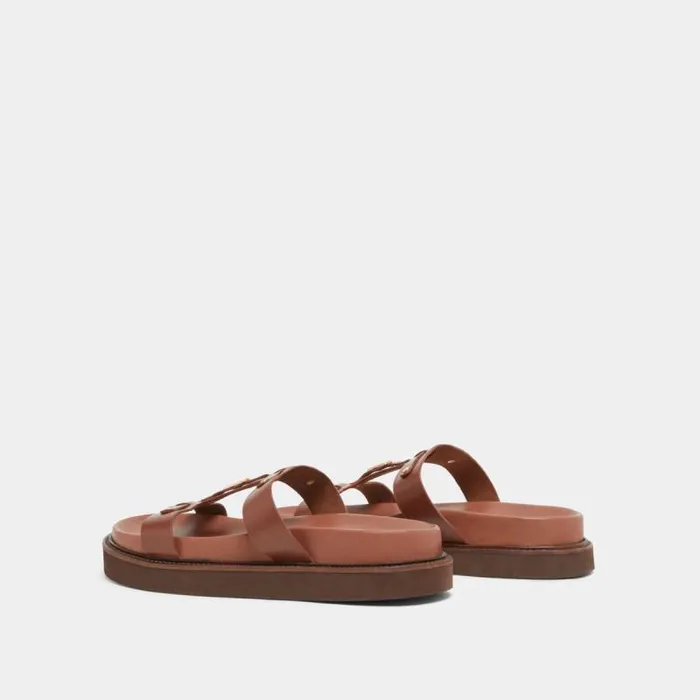 Women Platform Sandals Brown JONAK Sandals