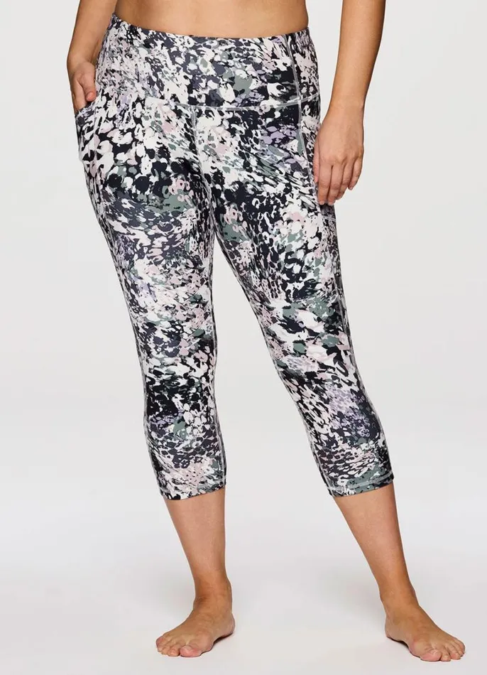 Women Plus In The Wild Super Soft Capri Multi RBX Active Leggings