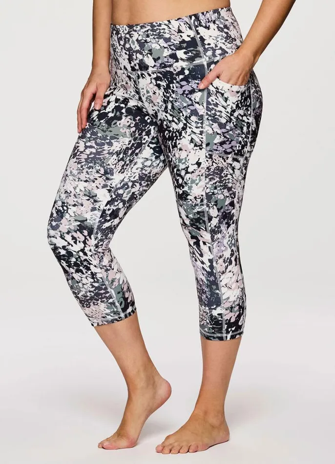 Women Plus In The Wild Super Soft Capri Multi RBX Active Leggings