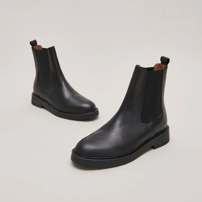 Women Roundtoe Lowboots Black JONAK Ankle Boots Lowboots