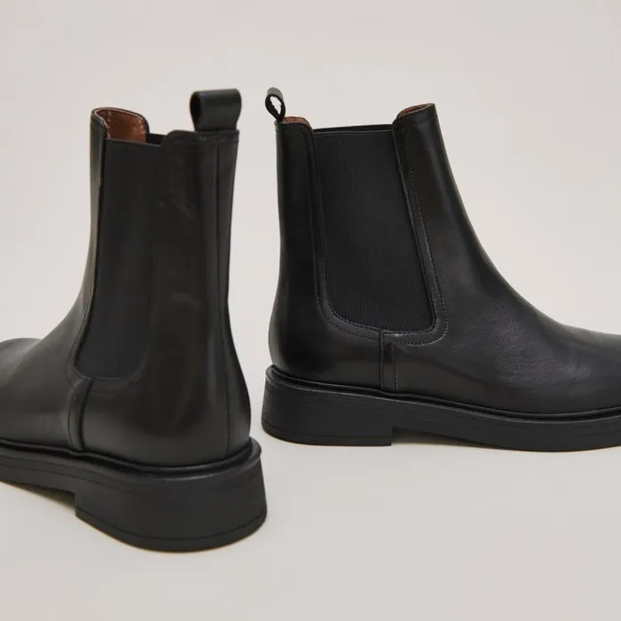 Women Roundtoe Lowboots Black JONAK Ankle Boots Lowboots