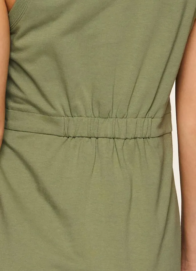 Women Seaside French Terry Dress Olive RBX Active Tanks