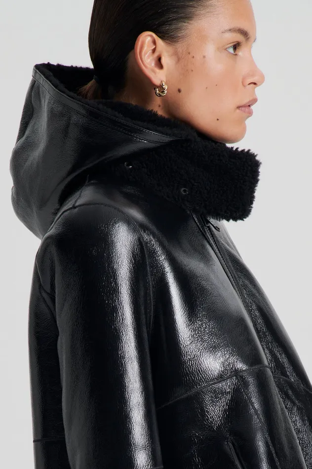 Women SHEARLING JACKET BLACKBLACK Jackets Scanlan Theodore