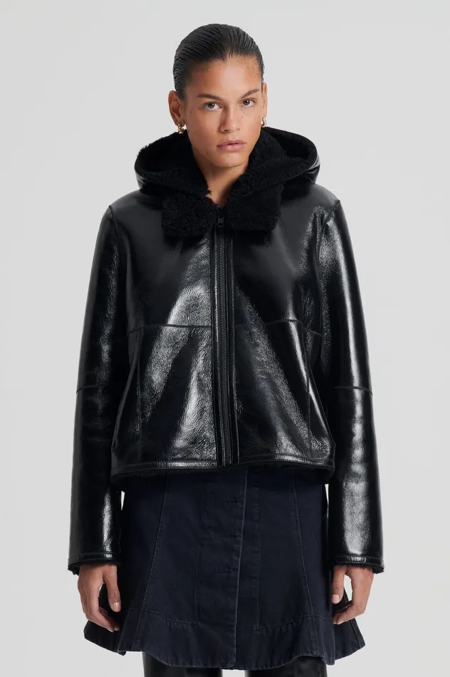 Women SHEARLING JACKET BLACKBLACK Jackets Scanlan Theodore