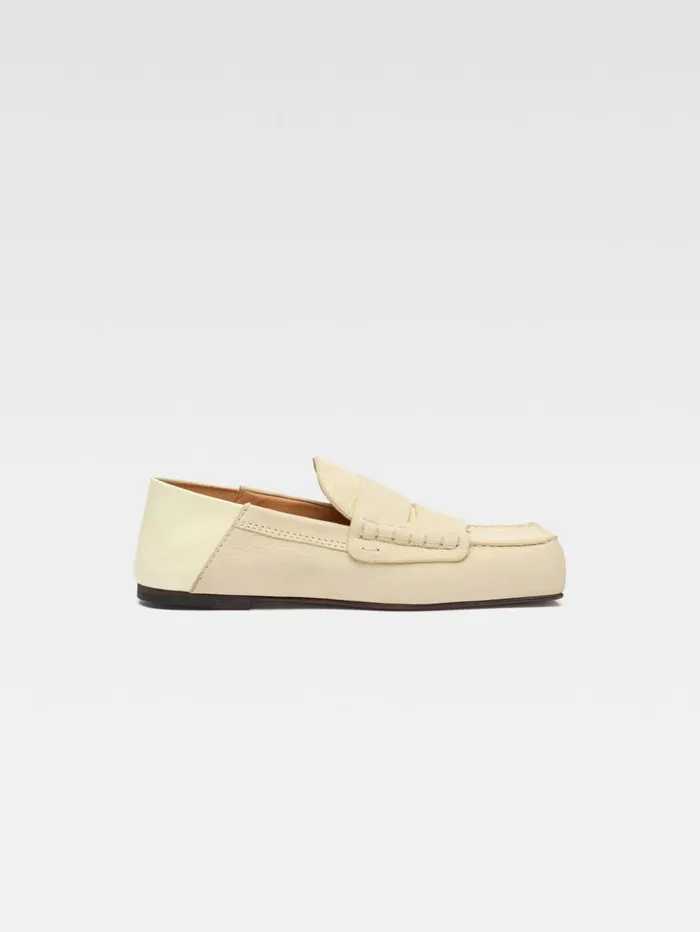 Women Shoes JACQUEMUS The Carr Loafers Pale Yellow