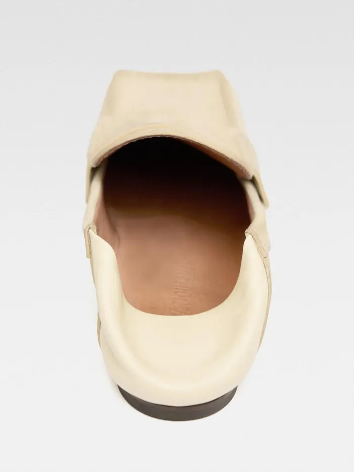 Women Shoes JACQUEMUS The Carr Loafers Pale Yellow Women Shoes JACQUEMUS The Carr Loafers Pale Yellow