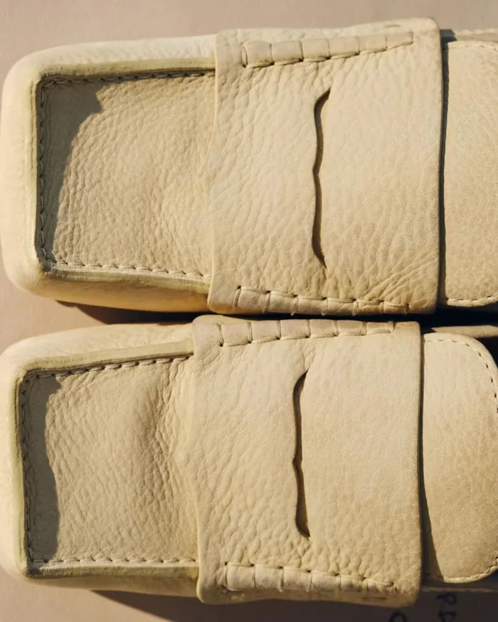 Women Shoes JACQUEMUS The Carr Loafers Pale Yellow Women Shoes JACQUEMUS The Carr Loafers Pale Yellow