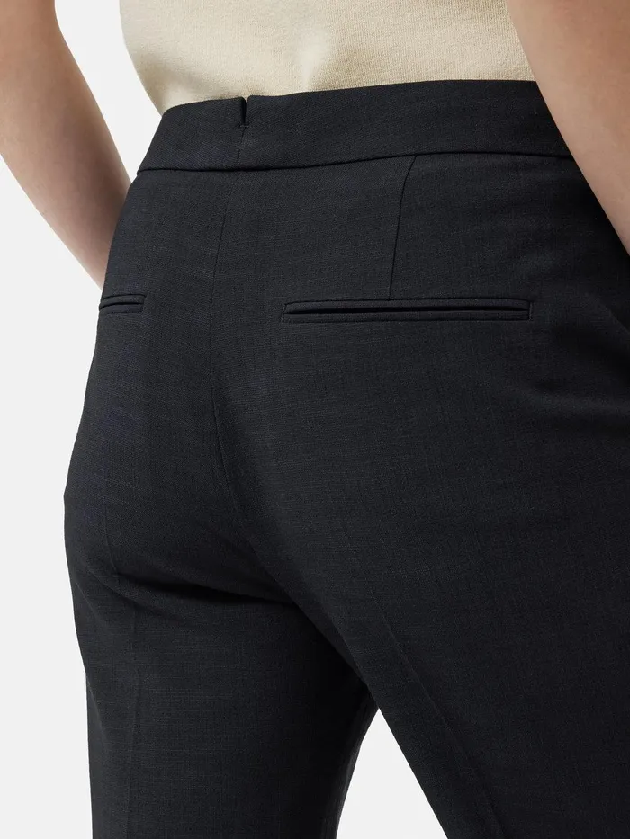 Women Short Crosshatch Mason Trouser Navy Jigsaw Suits and Tailoring