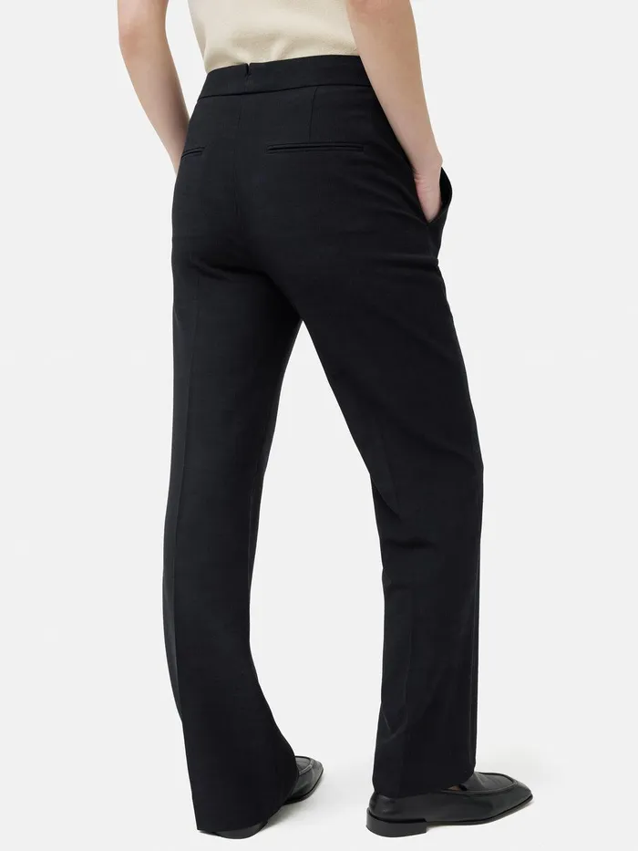 Women Short Crosshatch Mason Trouser Navy Jigsaw Suits and Tailoring
