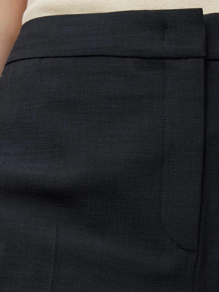 Women Short Crosshatch Mason Trouser Navy Jigsaw Suits and Tailoring