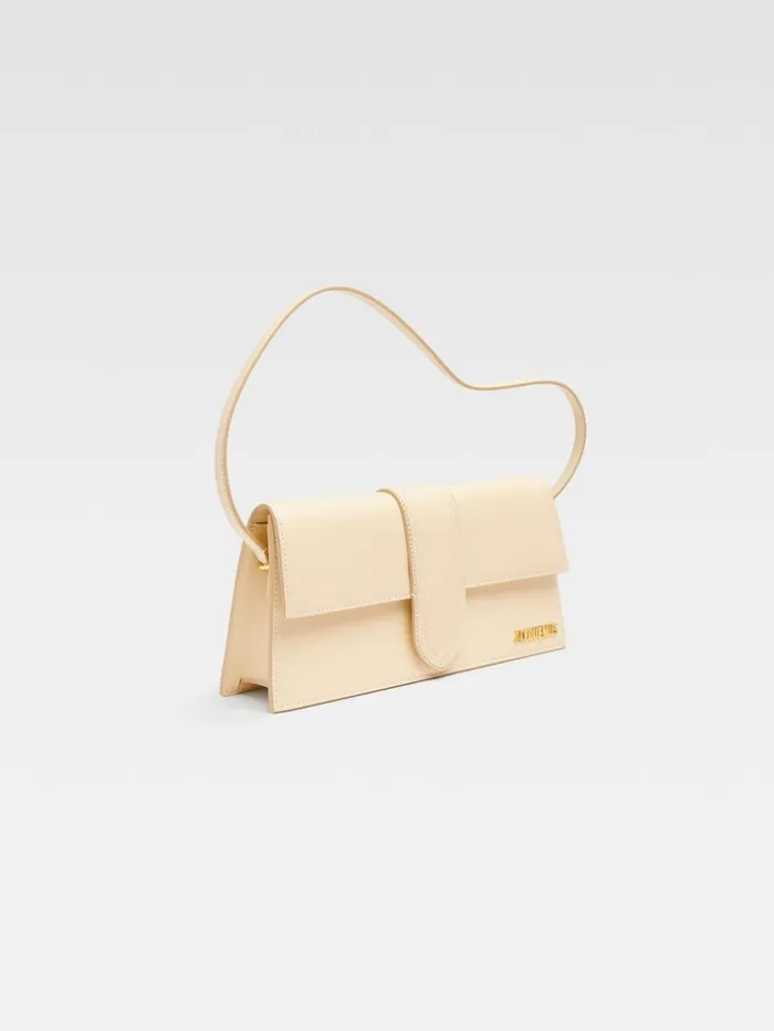 Women Shoulder Bags JACQUEMUS The Long Bambino Ivory Women Shoulder Bags JACQUEMUS The Long Bambino Ivory