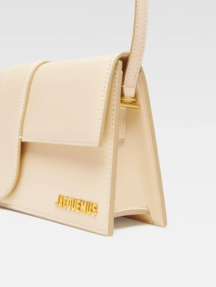 Women Shoulder Bags JACQUEMUS The Long Bambino Ivory Women Shoulder Bags JACQUEMUS The Long Bambino Ivory