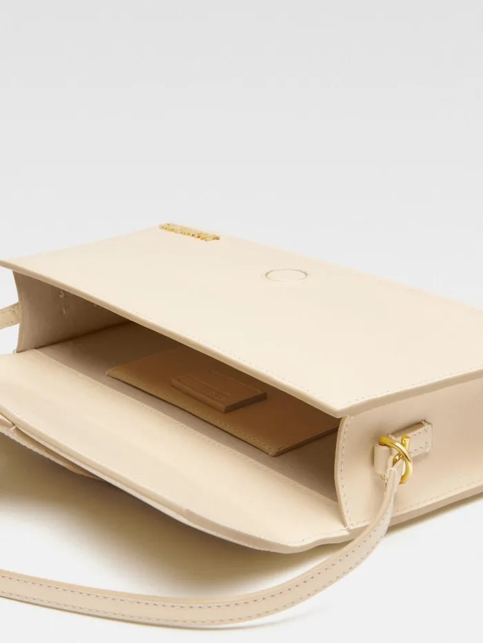 Women Shoulder Bags JACQUEMUS The Long Bambino Ivory Women Shoulder Bags JACQUEMUS The Long Bambino Ivory
