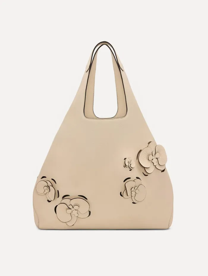 Women Signature Handbags Oscar De La Renta The LaserCut Orchid Topaz Ivory Women Signature Handbags Oscar De La Renta The LaserCut Orchid Topaz Ivory