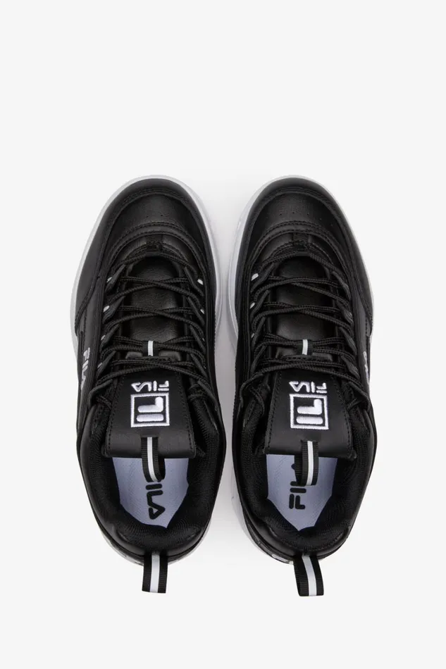 Women Sneakers Fila Disruptor 2 Wedge 013 Black White White