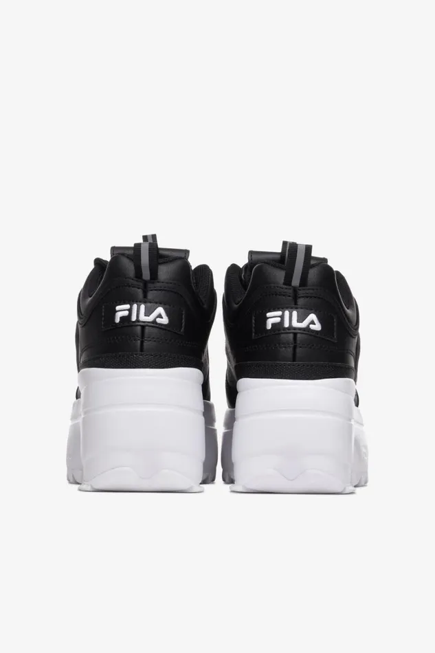 Women Sneakers Fila Disruptor 2 Wedge 013 Black White White