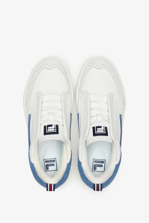 Women Sneakers Fila Sanati SL 148 Whitefila Navycoronet Blue