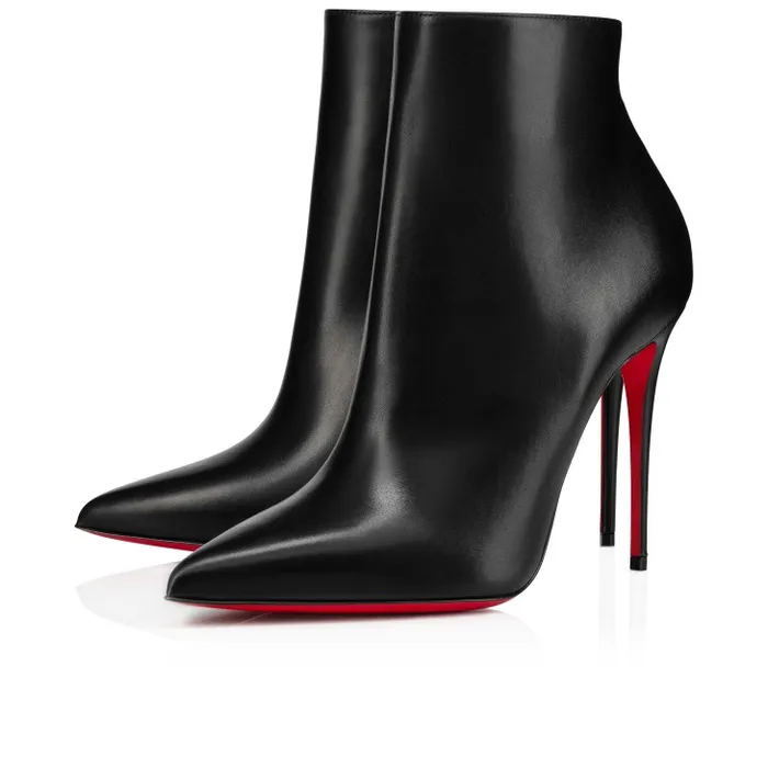 Women So Kate Booty 100 Mm Low Boots 8211 Calf Leather 8211 Black Christian Louboutin Boots Women So Kate Booty 100 Mm Low Boots 8211 Calf Leather 8211 Black Christian Louboutin Boots
