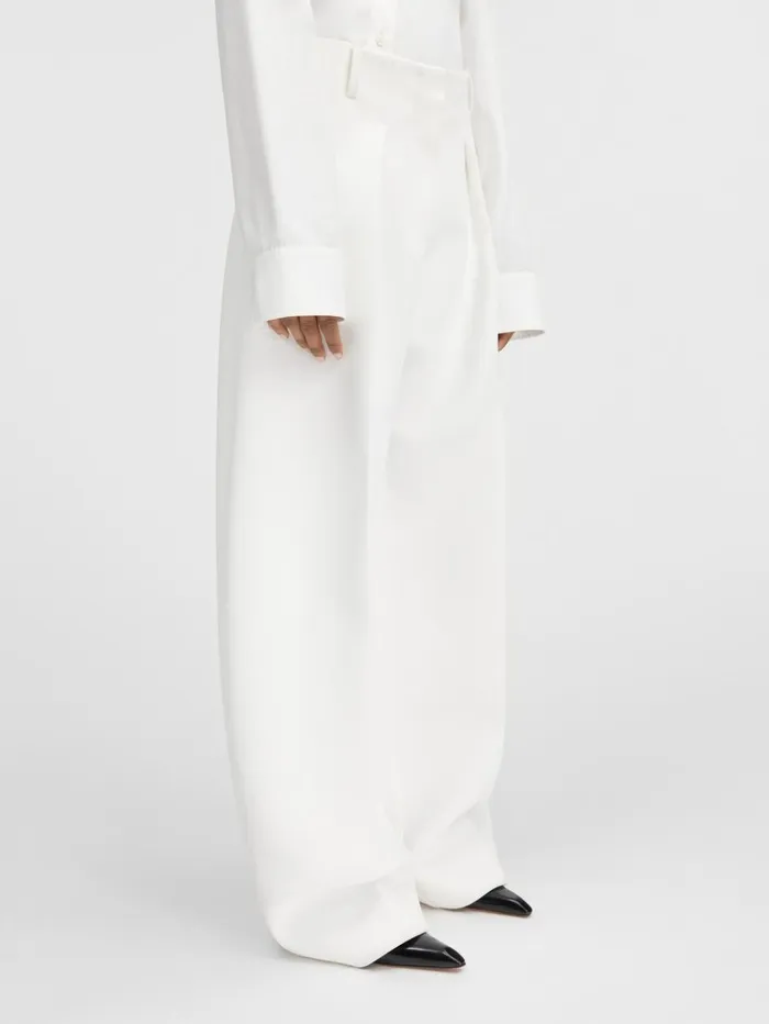 Women Suits JACQUEMUS The Ovalo Pants White