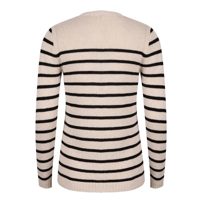 Women Sweaters Love Stories Zadie Sweater Black and White