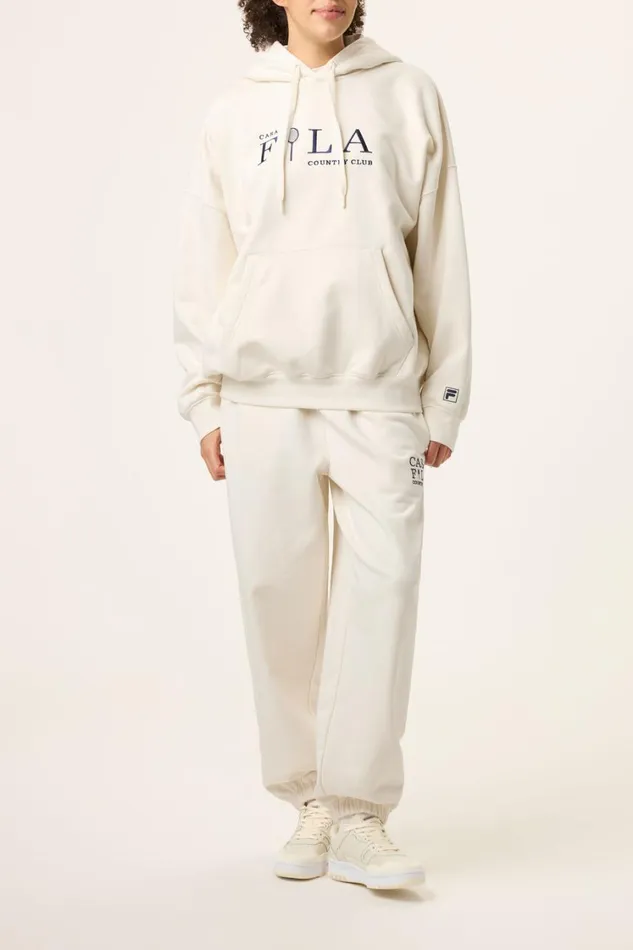 Women Sweatshirts and Hoodies Fila Casa Fila Country Club Hoodie 920 Gardenia
