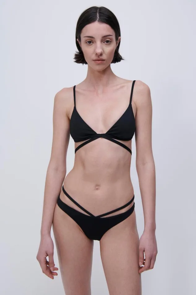 Women Swimwear Jonathan Simkhai Signature Harlen Bikini Top