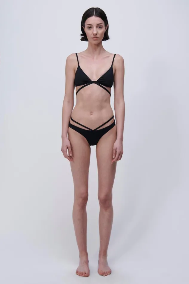 Women Swimwear Jonathan Simkhai Signature Harlen Bikini Top