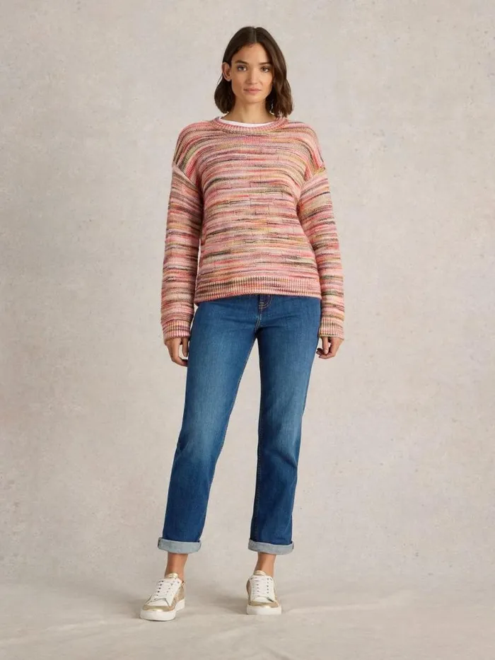 Women Taylor Straight Jean Mid Denim White Stuff Trousers