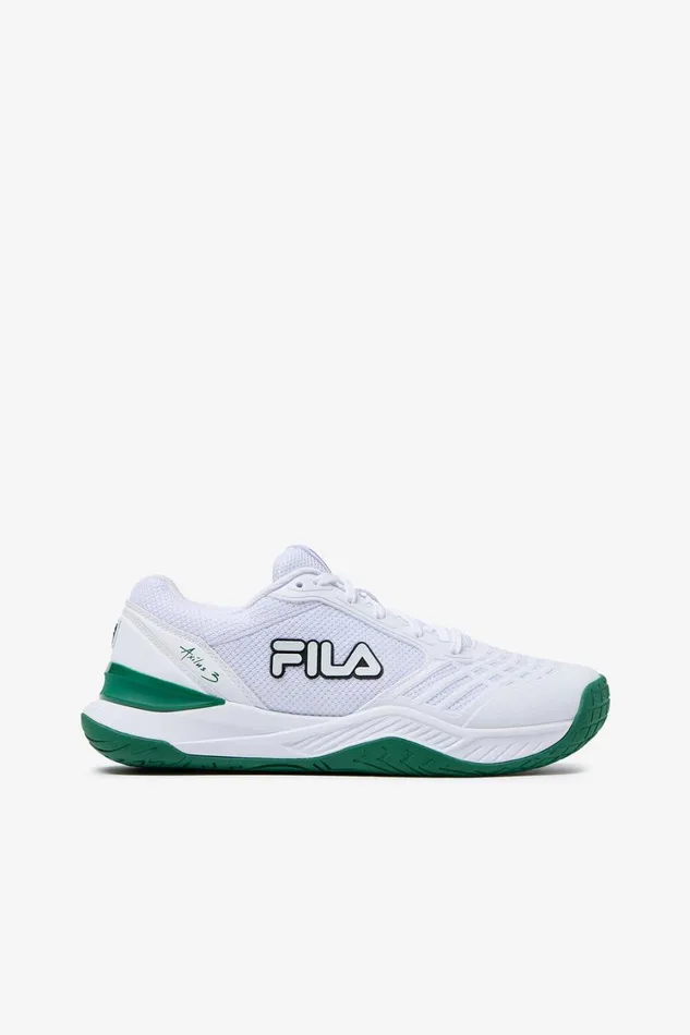 Women Tennis Fila Axilus 3 116 Whitecourtway Greenblack