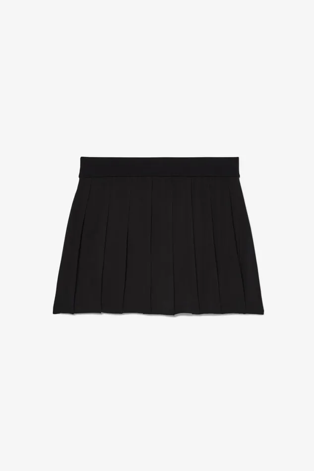 Women Tennis Fila Tennis Essentials Woven Pleated Skort 001 Black Women Tennis Fila Tennis Essentials Woven Pleated Skort 001 Black