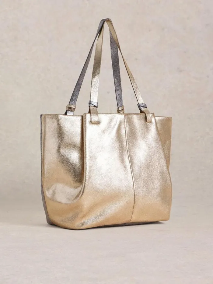 Women Tessy Leather Tote Bag Mixed Metallic White Stuff Bags and Purses Women Tessy Leather Tote Bag Mixed Metallic White Stuff Bags and Purses