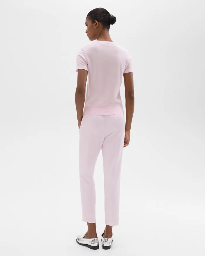 Women Theory Pants Treeca PullOn Pant In Admiral Crepe Bloom