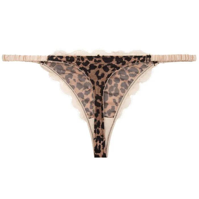Women Thongs Love Stories Roomie Thong Leopard