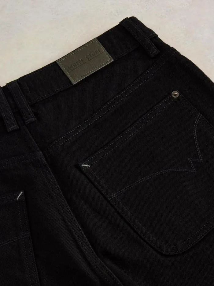 Women Tia Cropped Wide Leg Jean Pure Black White Stuff Jeans Women Tia Cropped Wide Leg Jean Pure Black White Stuff Jeans