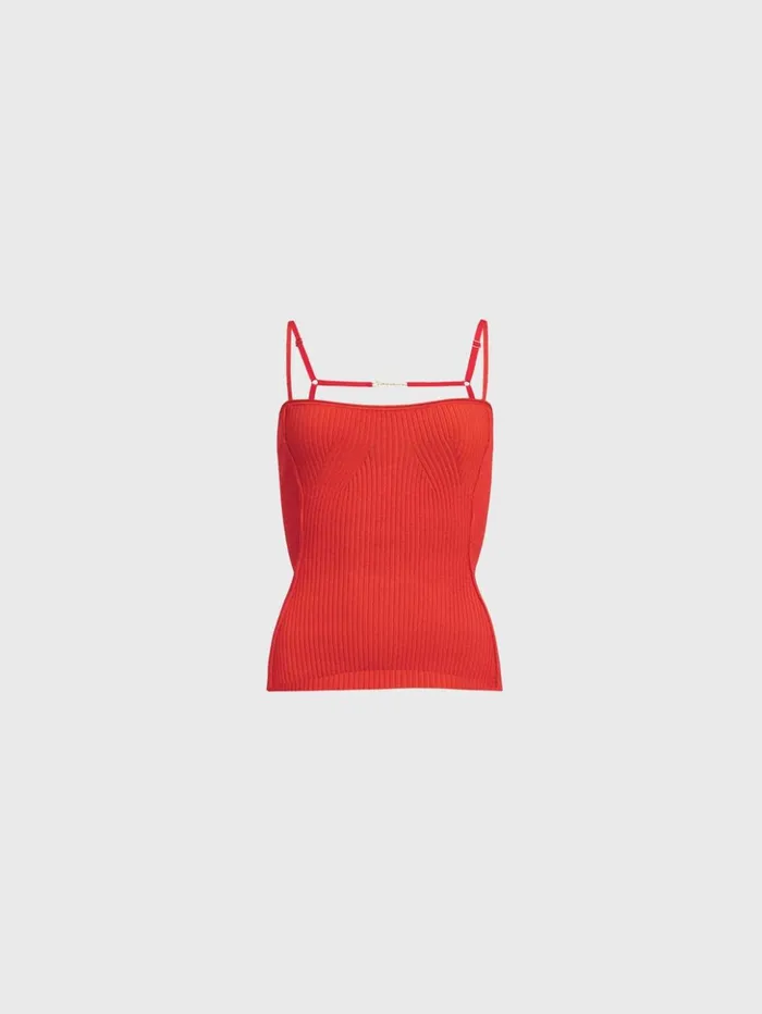 Women Tops and Shirts JACQUEMUS The Sierra Top Orange