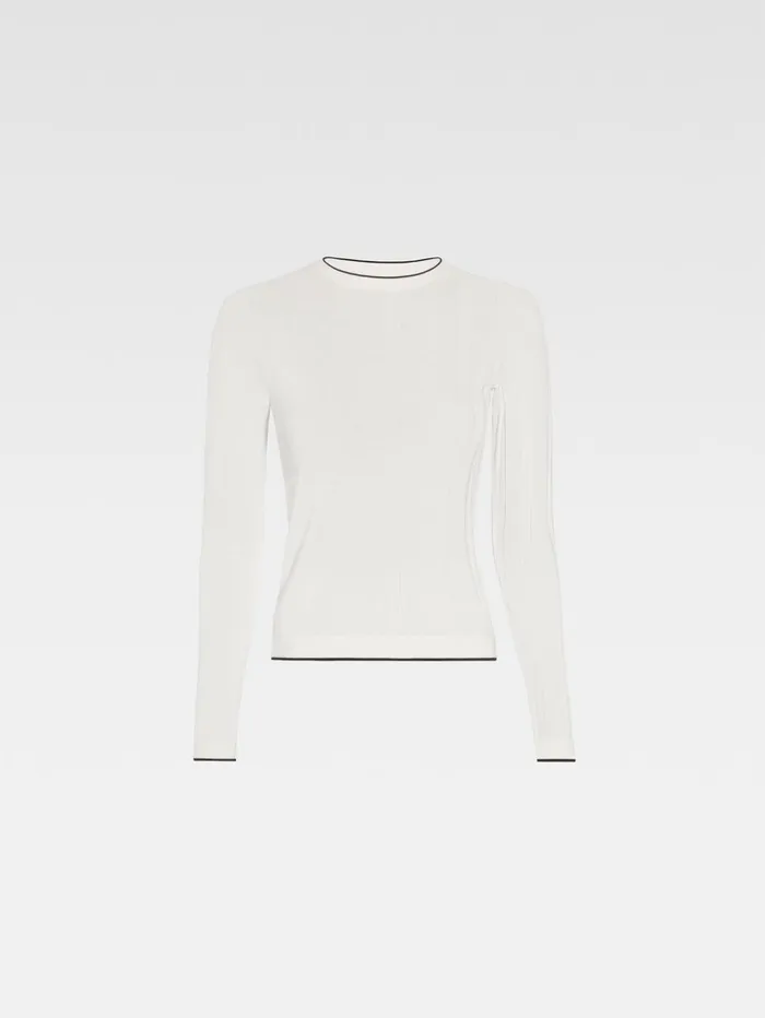 Women Tops and Shirts JACQUEMUS The Tricot Sweater Offwhite