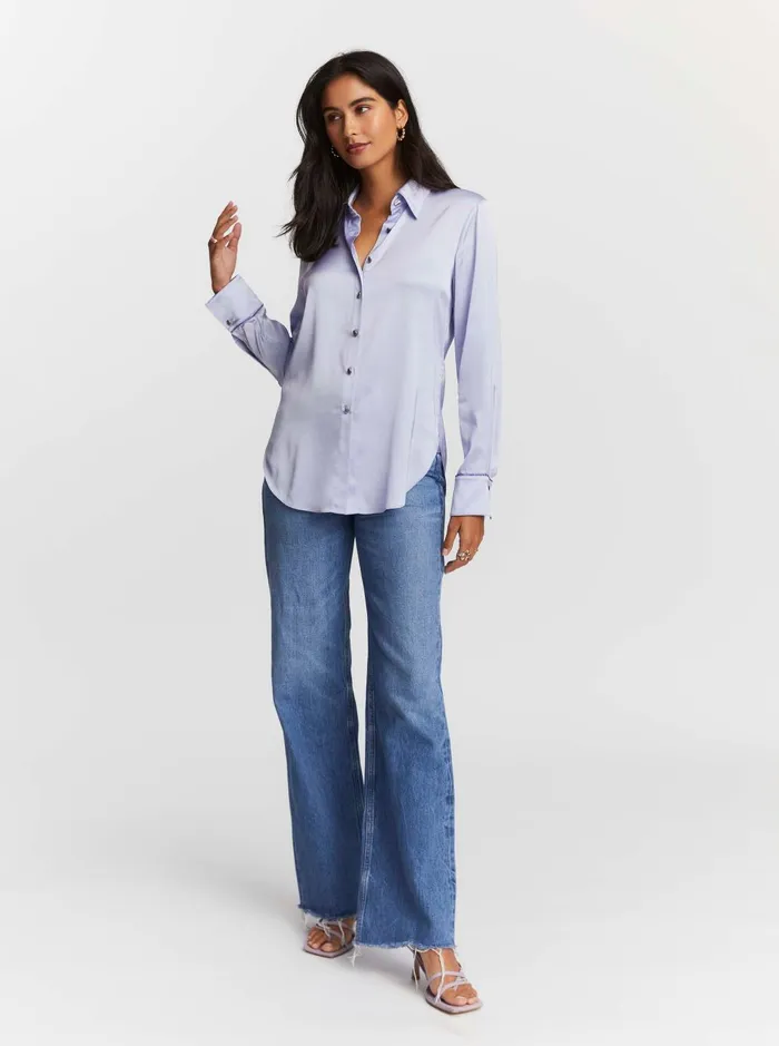 Women Tops Robert Graham GABRIELA SHIRT Lavender